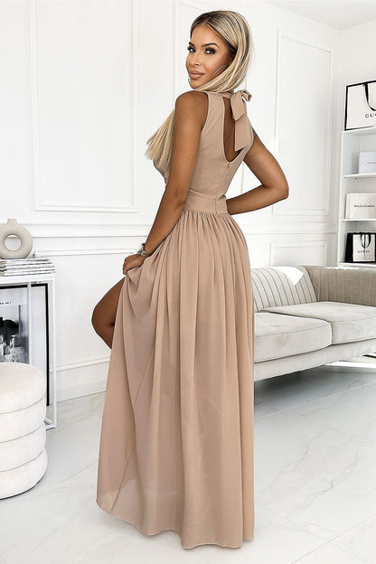  Sukienka Model Justine 362-6 Beige - Numoco 