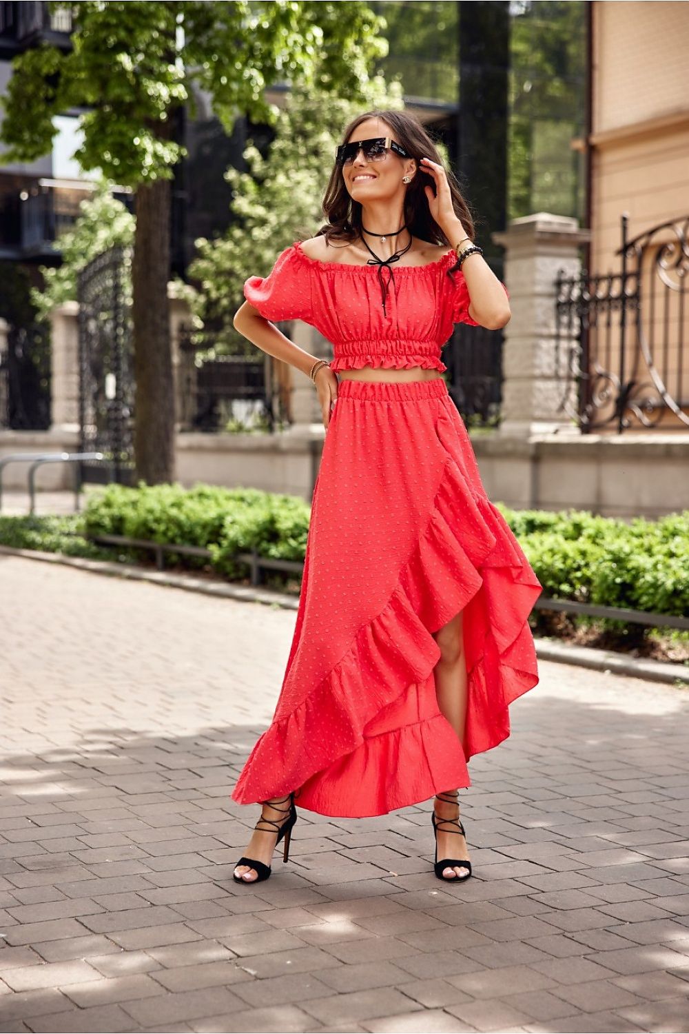  Spódnica Komplet Model KOR KOM0006 Coral - Roco Fashion 