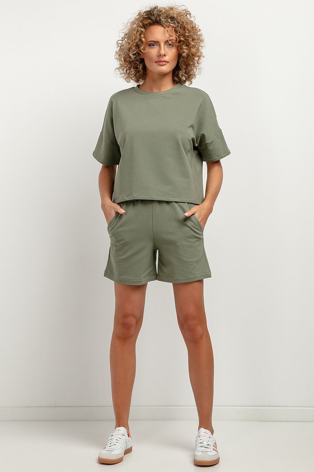   Szorty Damskie Model T385/8 Green - Tessita 
