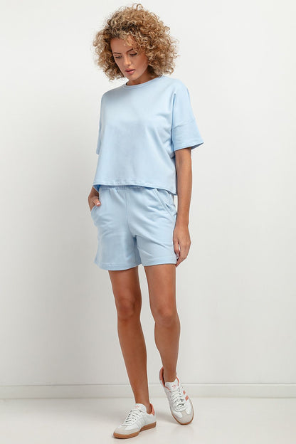   Szorty Damskie Model T385/5 Light Blue - Tessita 
