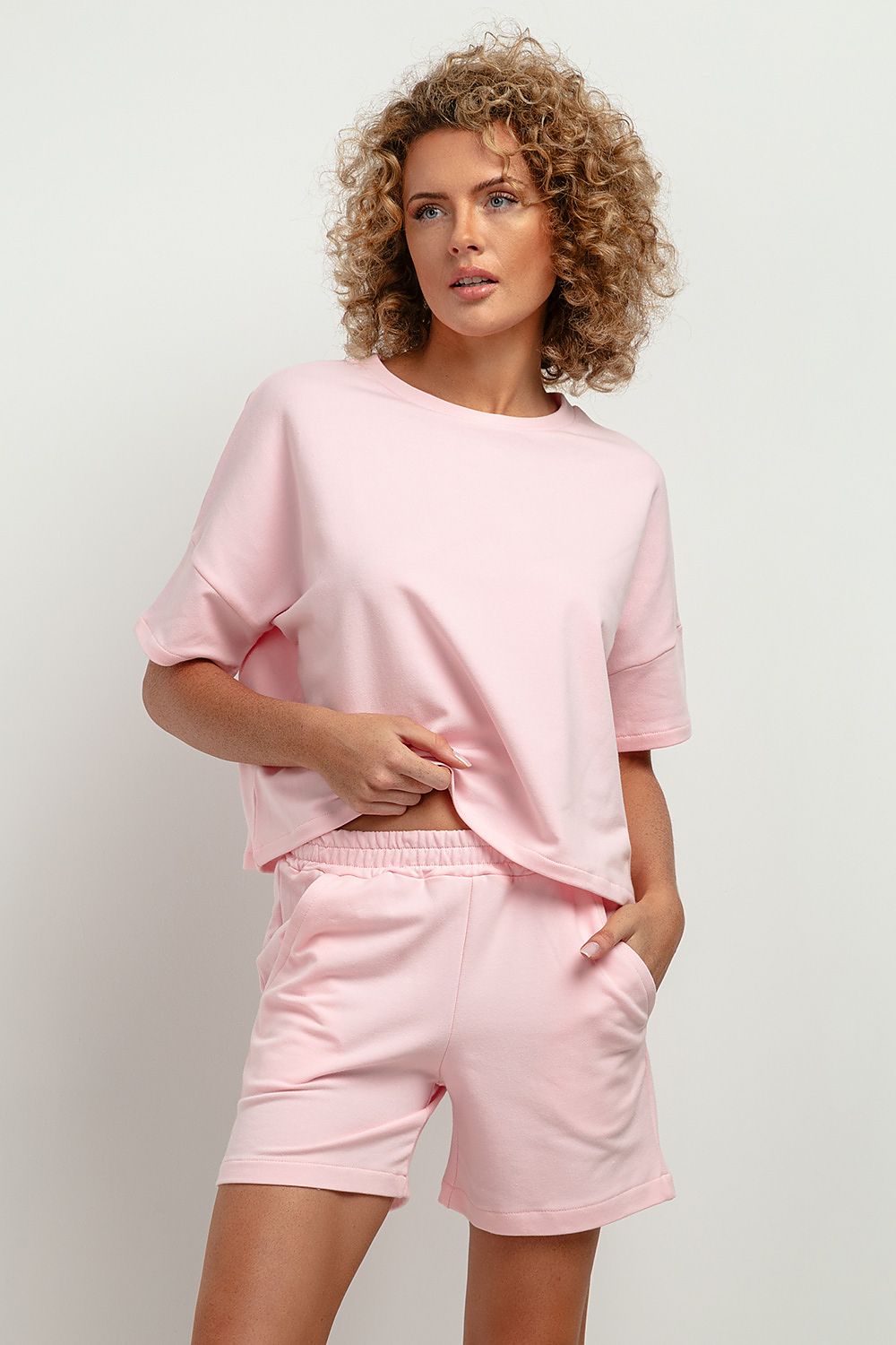   Szorty Damskie Model T385/4 Light Pink - Tessita 