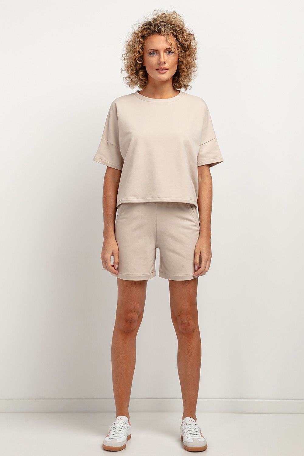   Szorty Damskie Model T385/3 Light Beige - Tessita 