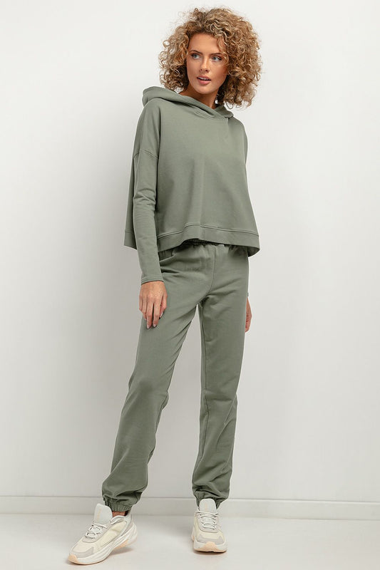  Spodnie Dresowe Model T384/8 Green - Tessita 