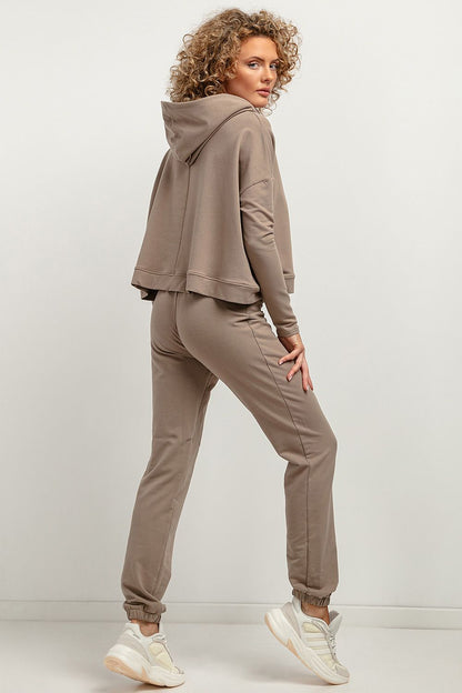   Spodnie Dresowe Model T384/6 Cappuccino - Tessita 