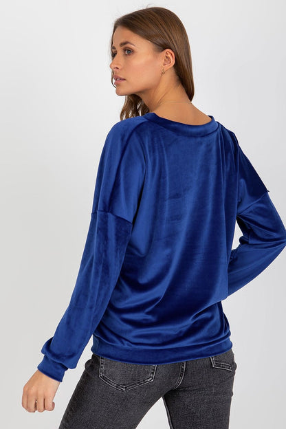  Bluza Damska Model RV-BL-8441.07P Cobalt - Relevance 
